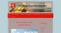 Desktop Screenshot of feuerwehr-kemmern.de