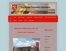Tablet Screenshot of feuerwehr-kemmern.de